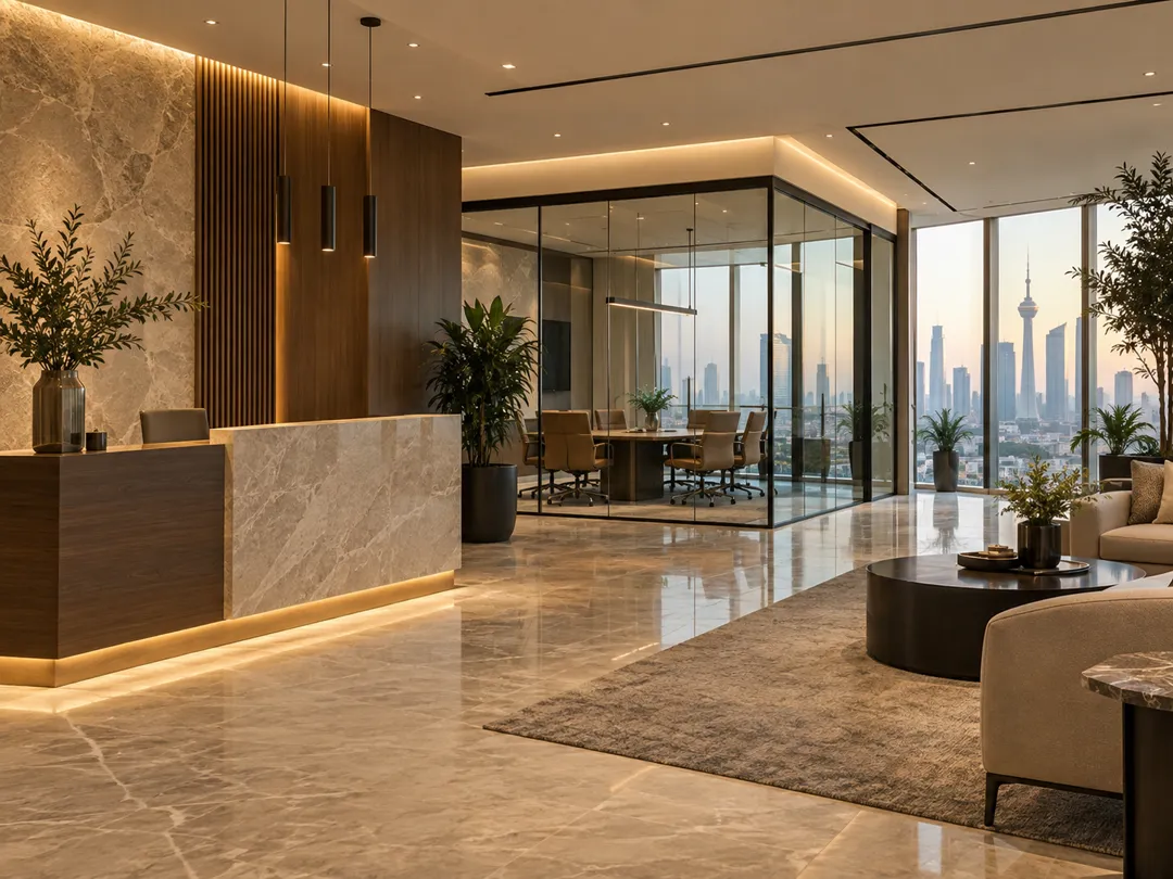 Completed commercial fit-out project by Prosite Kuwait